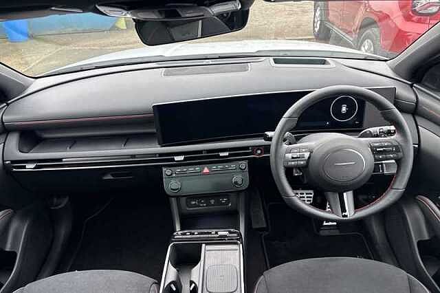 Hyundai TUCSON 1.6 T-GDi N Line S SUV 5dr Petrol Hybrid Auto Euro 6 (s/s) (215 ps) White