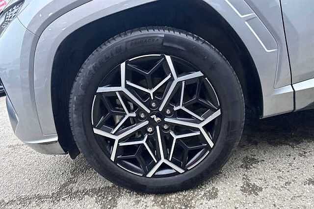 Hyundai TUCSON 1.6 h T-GDi N Line SUV 5dr Petrol Hybrid Auto Euro 6 (s/s) (230 ps) Silver