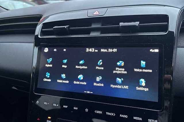 Hyundai TUCSON 1.6 h T-GDi N Line SUV 5dr Petrol Hybrid Auto Euro 6 (s/s) (230 ps) Silver