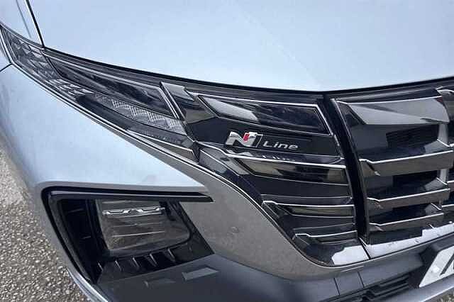 Hyundai TUCSON 1.6 h T-GDi N Line SUV 5dr Petrol Hybrid Auto Euro 6 (s/s) (230 ps) Silver