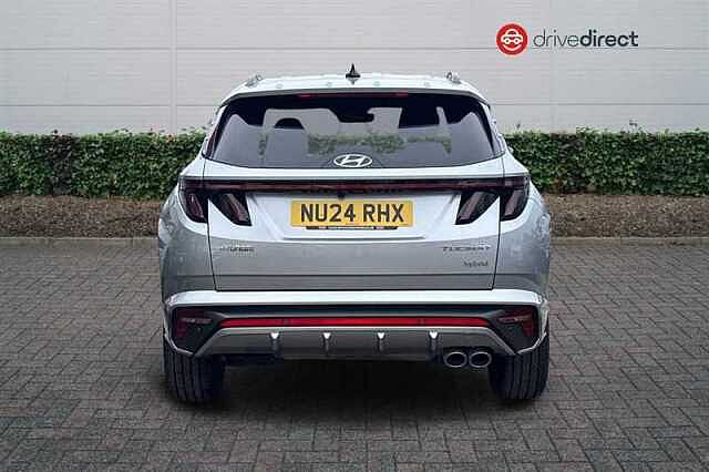 Hyundai TUCSON 1.6 h T-GDi N Line SUV 5dr Petrol Hybrid Auto Euro 6 (s/s) (230 ps) Silver