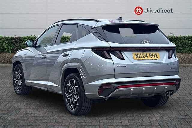 Hyundai TUCSON 1.6 h T-GDi N Line SUV 5dr Petrol Hybrid Auto Euro 6 (s/s) (230 ps) Silver