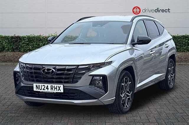 Hyundai TUCSON 1.6 h T-GDi N Line SUV 5dr Petrol Hybrid Auto Euro 6 (s/s) (230 ps) Silver