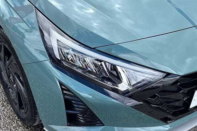 Hyundai I20 1.0 T-GDi Black Line Hatchback 5dr Petrol Manual Euro 6 (s/s) (90 ps) Green