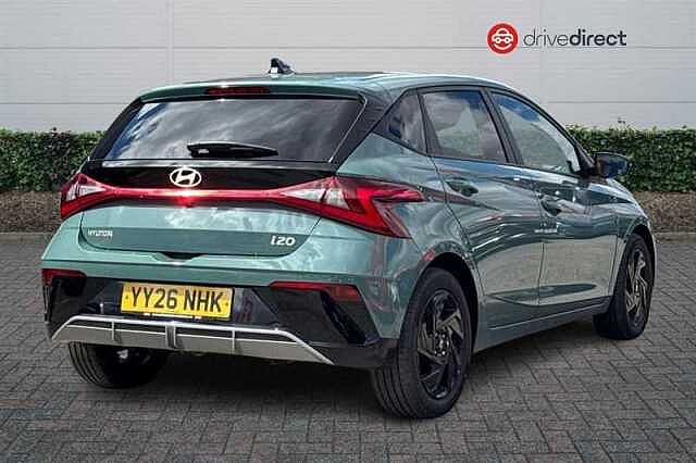 Hyundai I20 1.0 T-GDi Black Line Hatchback 5dr Petrol Manual Euro 6 (s/s) (90 ps) Green