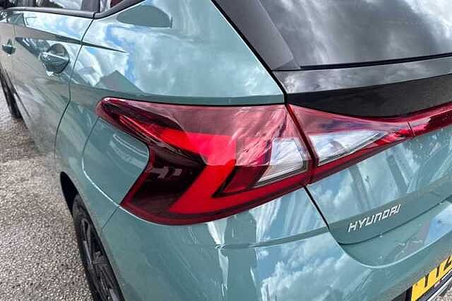 Hyundai I20 1.0 T-GDi Black Line Hatchback 5dr Petrol Manual Euro 6 (s/s) (90 ps) Green