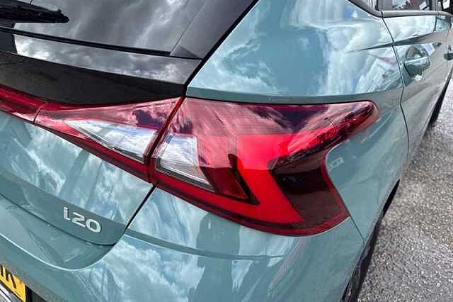 Hyundai I20 1.0 T-GDi Black Line Hatchback 5dr Petrol Manual Euro 6 (s/s) (90 ps) Green