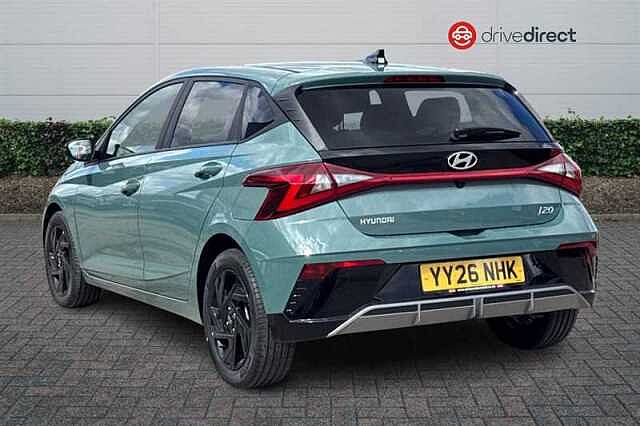 Hyundai I20 1.0 T-GDi Black Line Hatchback 5dr Petrol Manual Euro 6 (s/s) (90 ps) Green