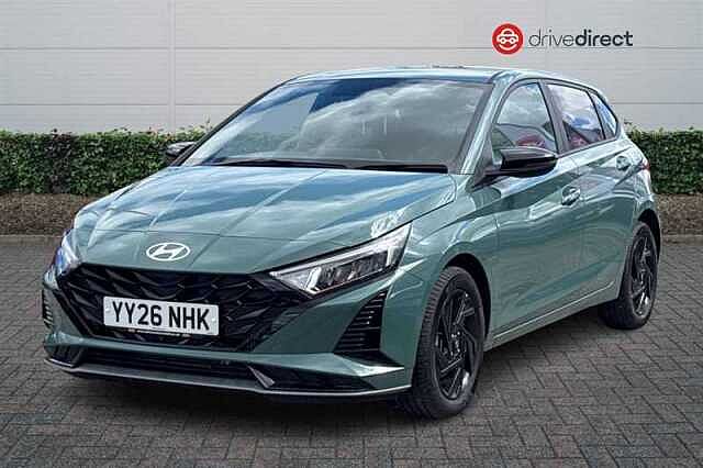 Hyundai I20 1.0 T-GDi Black Line Hatchback 5dr Petrol Manual Euro 6 (s/s) (90 ps) Green