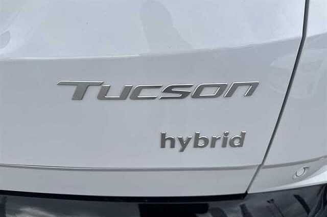 Hyundai TUCSON 1.6T N Line SUV 5dr Petrol Hybrid Auto Euro 6 (s/s) (239 ps) White