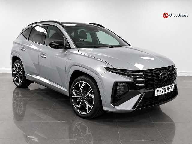 Hyundai TUCSON 1.6 T-GDi N Line S SUV 5dr Petrol Hybrid Auto Euro 6 (s/s) (215 ps) Silver