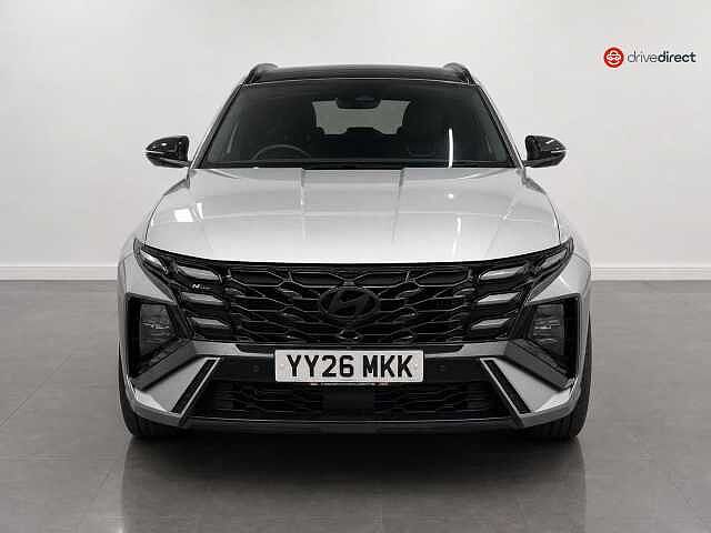 Hyundai TUCSON 1.6 T-GDi N Line S SUV 5dr Petrol Hybrid Auto Euro 6 (s/s) (215 ps) Silver