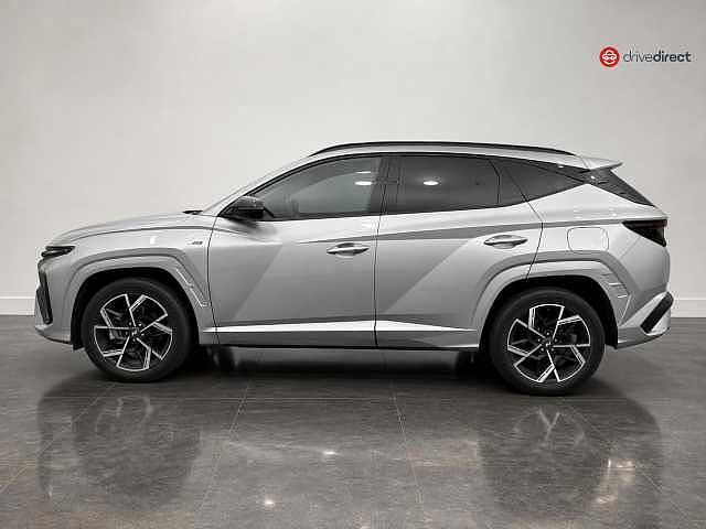 Hyundai TUCSON 1.6 T-GDi N Line S SUV 5dr Petrol Hybrid Auto Euro 6 (s/s) (215 ps) Silver