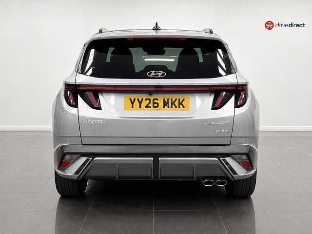 Hyundai TUCSON 1.6 T-GDi N Line S SUV 5dr Petrol Hybrid Auto Euro 6 (s/s) (215 ps) Silver
