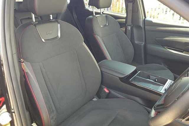 Hyundai TUCSON 1.6 T-GDi N Line SUV 5dr Petrol Hybrid Auto Euro 6 (s/s) (215 ps) Black