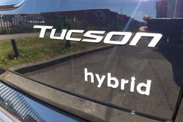 Hyundai TUCSON 1.6 T-GDi N Line SUV 5dr Petrol Hybrid Auto Euro 6 (s/s) (215 ps) Black