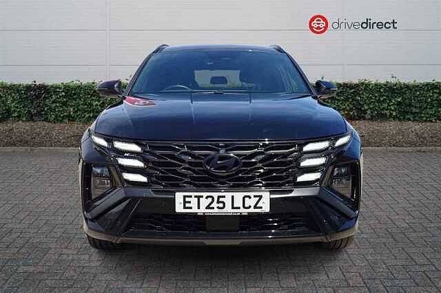 Hyundai TUCSON 1.6 T-GDi N Line SUV 5dr Petrol Hybrid Auto Euro 6 (s/s) (215 ps) Black