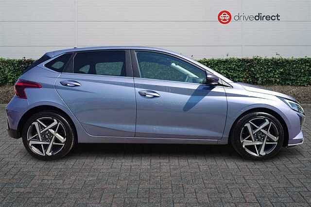 Hyundai I20 1.0 T-GDi Tech Line Hatchback 5dr Petrol DCT Euro 6 (s/s) (90 ps) Blue
