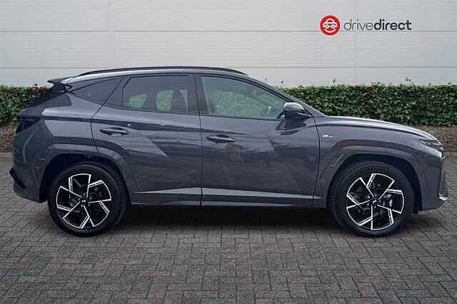 Hyundai TUCSON 1.6T Hybrid N Line Edition SUV 5dr Petrol Hybrid Auto Euro 6 (s/s) (239 ps) Grey