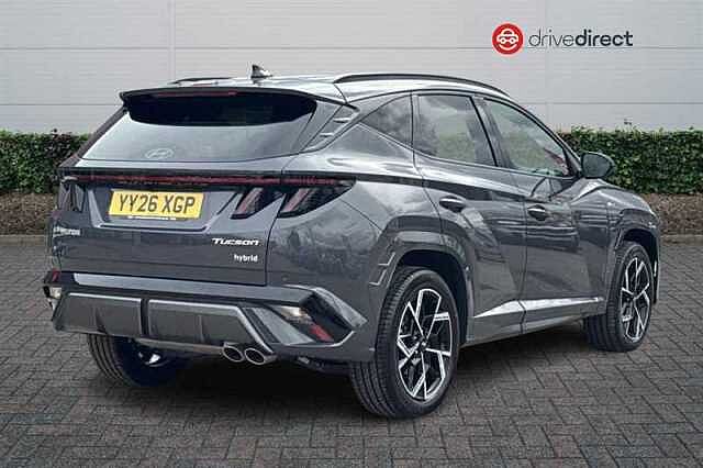 Hyundai TUCSON 1.6T Hybrid N Line Edition SUV 5dr Petrol Hybrid Auto Euro 6 (s/s) (239 ps) Grey
