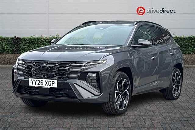 Hyundai TUCSON 1.6T Hybrid N Line Edition SUV 5dr Petrol Hybrid Auto Euro 6 (s/s) (239 ps) Grey
