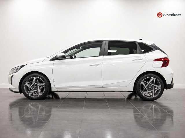 Hyundai I20 1.0 T-GDi Tech Line Hatchback 5dr Petrol DCT Euro 6 (s/s) (90 ps) White