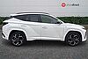 Hyundai TUCSON 1.6 T-GDi N Line S SUV 5dr Petrol Hybrid Auto Euro 6 (s/s) (215 ps) White
