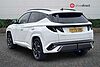 Hyundai TUCSON 1.6 T-GDi N Line S SUV 5dr Petrol Hybrid Auto Euro 6 (s/s) (215 ps) White
