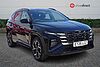 Hyundai TUCSON 1.6 T-GDi N Line SUV 5dr Petrol Hybrid Auto Euro 6 (s/s) (215 ps) Black